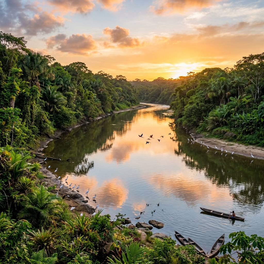 Ríos amazónicos afectados por sedimentación